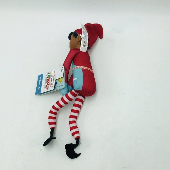 Elf Mates Chef Red African American Elf on The Shelf Christmas Doll Plush NWT - Picture 2 of 2
